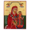 theotokos enfaiding flower icon