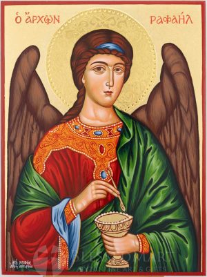 st.archangel raphael icon