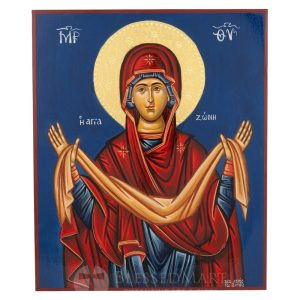 theotokos of the holy belt icon