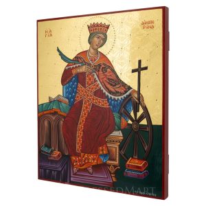 st. catherine the great martyr icon