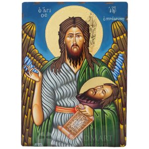 st. john the foreruner with wings icon