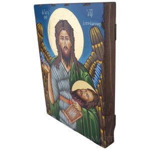 st. john the foreruner with wings icon