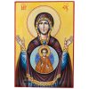 our lady of the sign icon