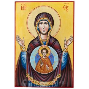 our lady of the sign icon