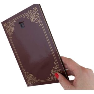 printed orthodox icon back